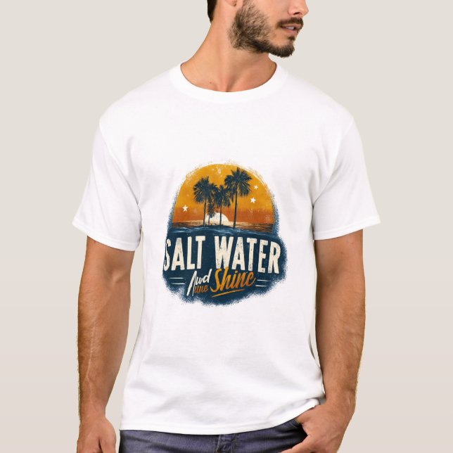 Sun, Sea, and Salted Breezes T-Shirt (Front)
