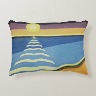 Sun Sea and Sand 2003 Decorative Cushion