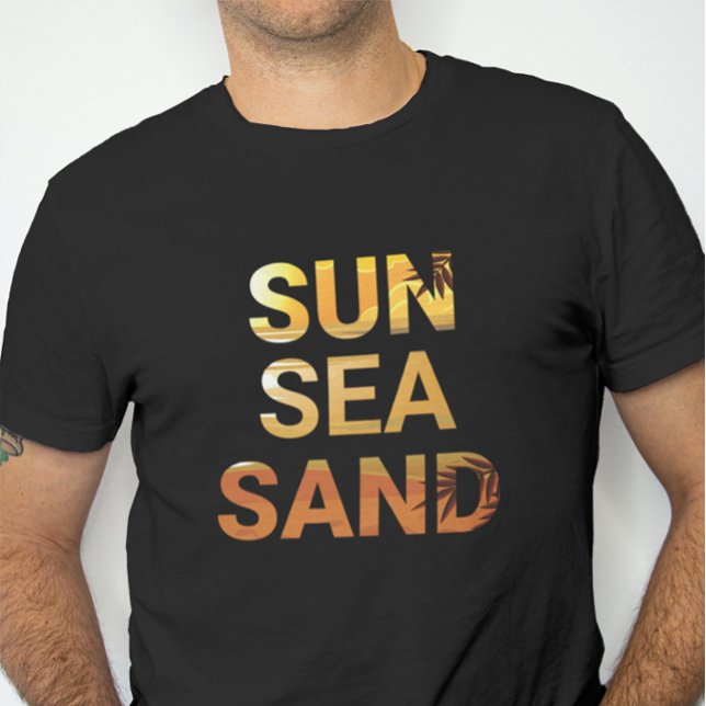 SUN SEA SAND | Christmas Holiday  T-Shirt (Creator Uploaded)