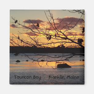 Sun Sets on Taunton Bay Magnet