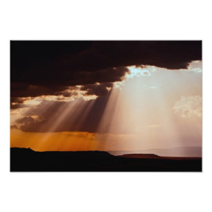 Sun setting on the Masai Mara. 2 Photo Print