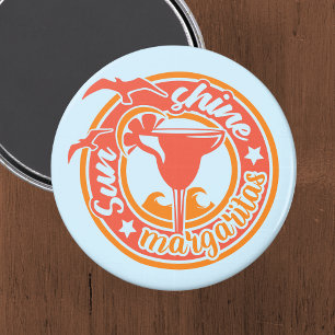 Sun Shine and Margaritas Cruise Door Magnet