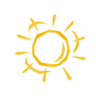 Sun Shine Minimalist Mug   Simple Sun Art