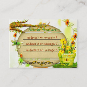 Sun Shiney Day Local Business or Small Business Business Card
