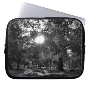 Sun Shining Through Trees Laptop Sleeve