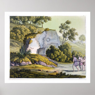 Sun shrine, Peru, from 'Le Costume Ancien et Moder Poster