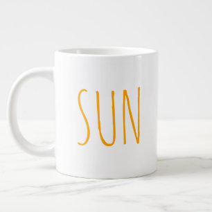 "SUN" Simple Modern Farmhouse Large Coffee Mug