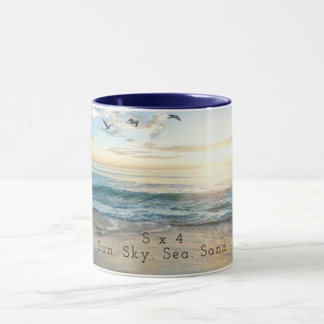 Sun. Sky. Sea. Sand. Mug (Center)