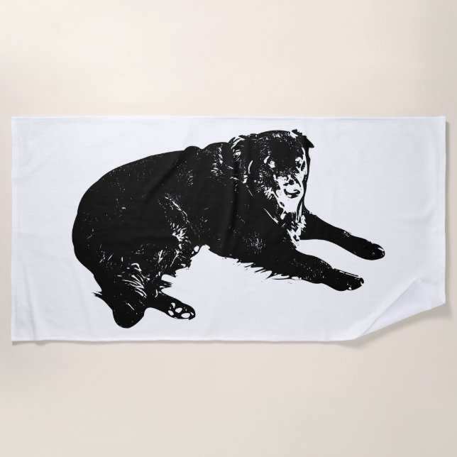 Sun Slow, Shadow Strong Beach Towel (Front)