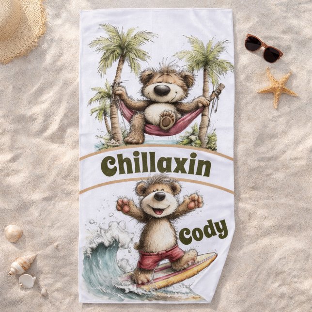 Sun‑Soaked Beach Adventure  Towel (Creator Uploaded)