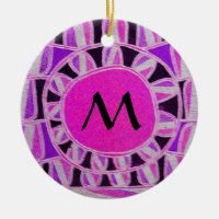 SUN SOLAR ENERGY MONOGRAM Pink Purple Blue Black