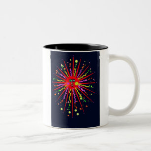 Sun Spots Two-Tone Coffee Mug