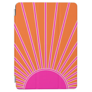 Sun Sunrise Orange And Hot Pink Preppy Sunshine iPad Air Cover