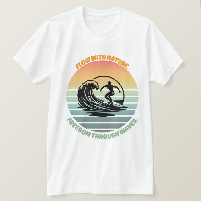 "Sun, Surf, and Soul" 🌊 T-Shirt (Design Front)