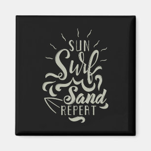 Sun Surf Sand Repeat Magnet