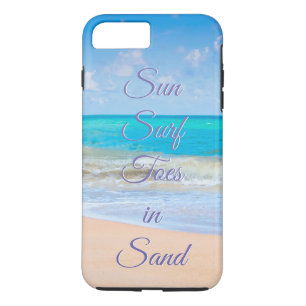 Sun, Surf, Toes in Sand iPhone 8 Plus/7 Plus Case