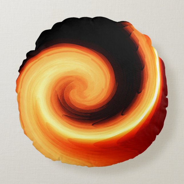 Sun Swirl...... Round Cushion (Front)