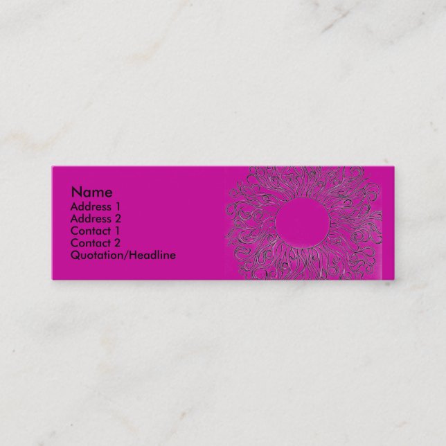 sun swirls, profile card (Front)