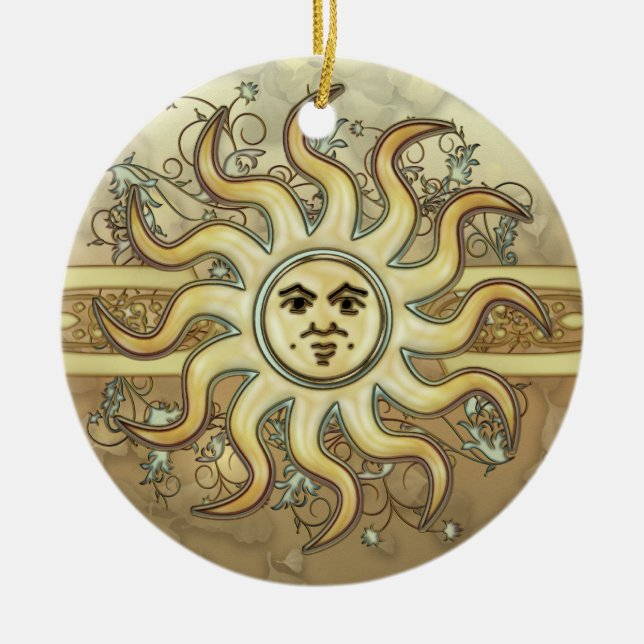 Sun Symbol Ornament (Front)