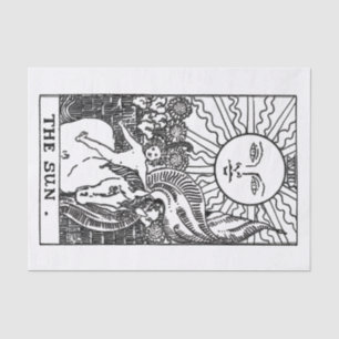 Sun Tarot Card Tissue Paper