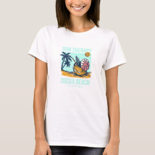 Sun Therapy Cocoa Beach Summer Florida Tropical Be T-Shirt
