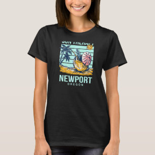 Sun Therapy Newport Summer Oregon Tropical Beach T-Shirt