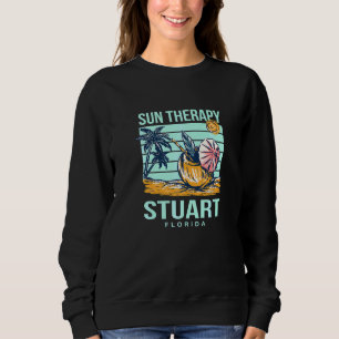 Sun Therapy Stuart Summer Florida Tropical Beach Sweatshirt