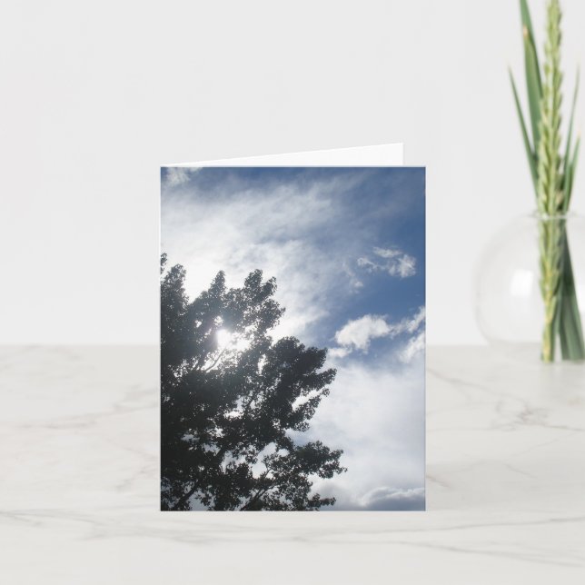 Sun Through The Clouds Card (Front)