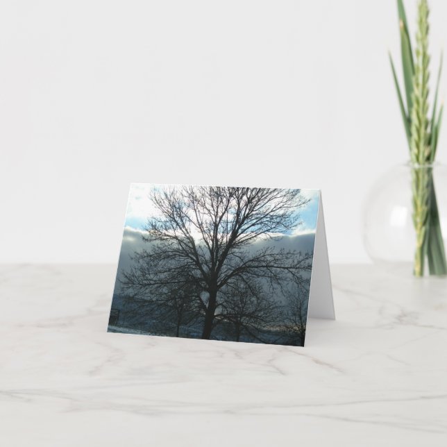 Sun Through the Clouds Sympathy Card (Front)