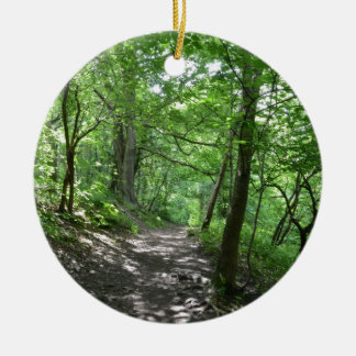 Sun Through The Trees Ceramic Tree Decoration