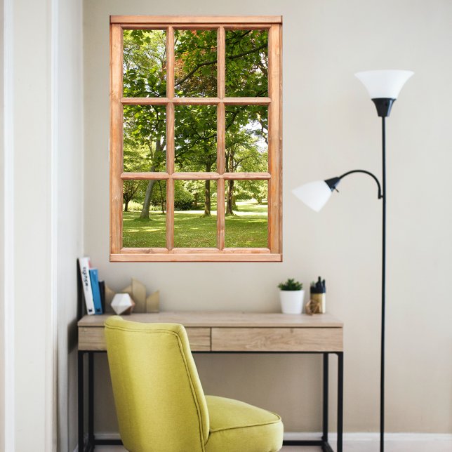 Sun Through the Trees View from a Window Poster (Creator Uploaded)