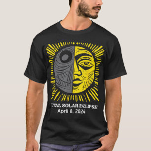 Sun Total Solar Eclipse 2024 April 8 Men Women Kid T-Shirt