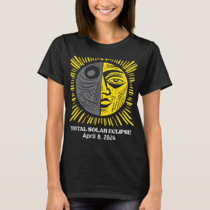 Sun Total Solar Eclipse 2024 April 8 Men Women Kid T-Shirt