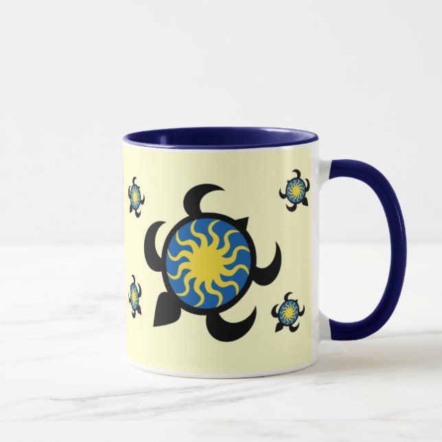 Sun Turtles Mugs (Right)