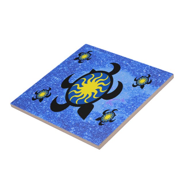Sun Turtles Tile (Side)