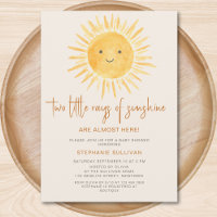 Sun Twins Baby Shower