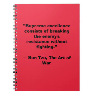 Sun Tzu Art of War Baby Winner  Notebook