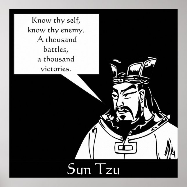Sun Tzu -- Chinese Military Strategist Poster (Front)