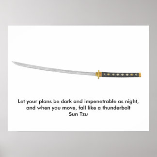 Sun Tzu quote Poster