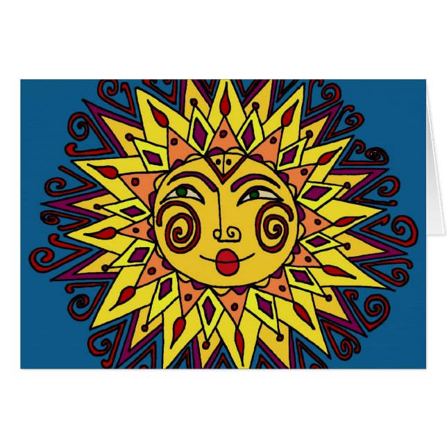 Sun Ukrainian Folk Art (Front Horizontal)