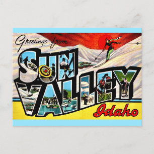 Sun Valley Idaho Greeting Postcard