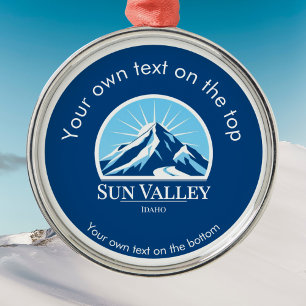 Sun Valley Idaho medal Ornament