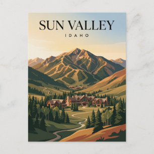 Sun Valley Idaho Postcard