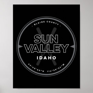 Sun Valley Idaho Ski  Poster