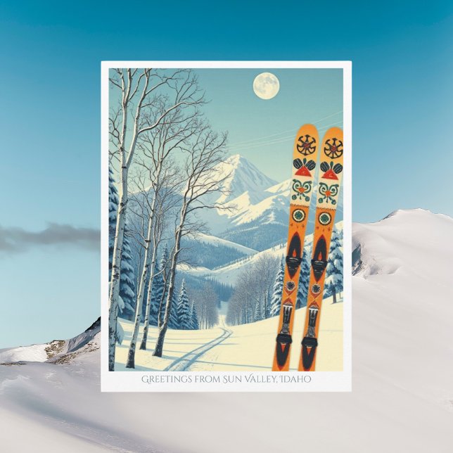 Sun Valley Idaho ski vacation Postcard (Creator Uploaded)