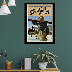 Sun Valley, Idaho travel Poster