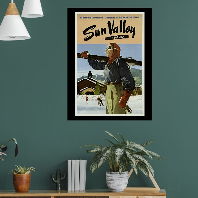 Sun Valley, Idaho travel  Poster (Living Room 1)