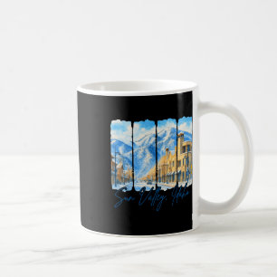 Sun Valley Idaho Traveling Brushstroke Sun Valley Coffee Mug