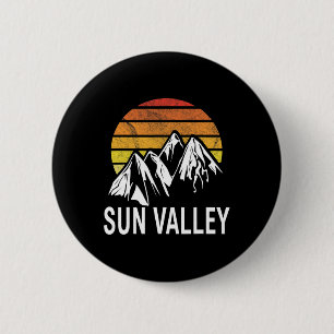 Sun Valley Idaho Usa Ski Resort Snowboarding 1 6 Cm Round Badge