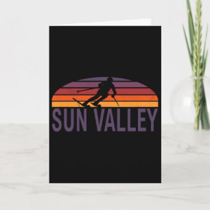 Sun Valley Idaho Usa Ski Resort Snowboarding  Card